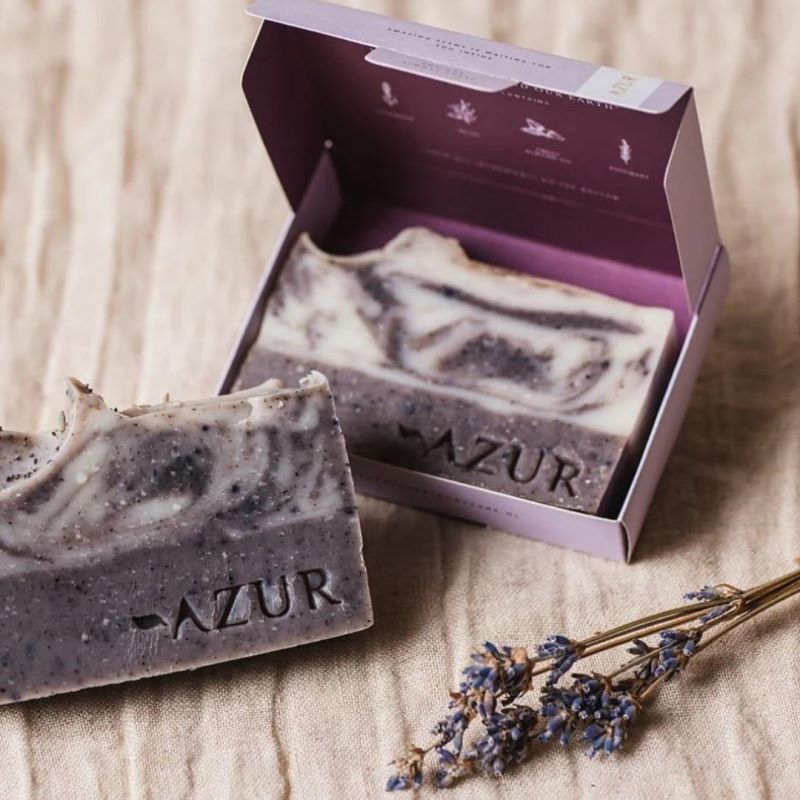 AZUR –  Lavender Field Sapone doccia solido calmante
