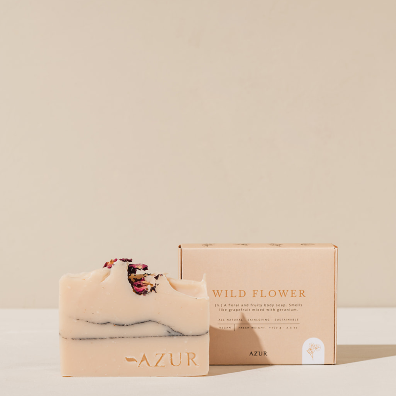 Azur – Wild Flower Sapone Doccia solido pelli secche e sensibili