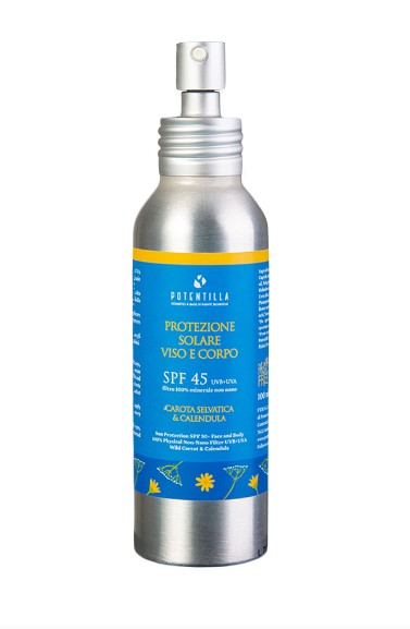 Potentilla - Protezione solare viso e corpo SPF 45 UVB+UVA